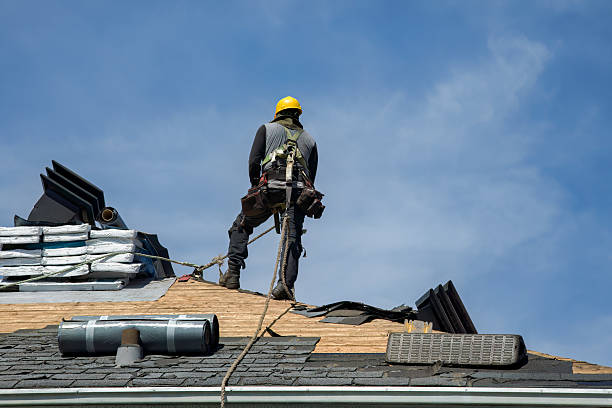 Professional Roof Replacement technician working in Warm Springs, OR